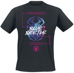 Logo, Blue Beetle, T-skjorte
