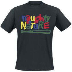 Classic Colourful Logo, Naughty by Nature, T-skjorte