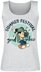 Summer Festival - Good Vibes, Mickey Mouse, Tanktopp
