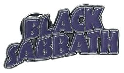 Purple Wavy Logo, Black Sabbath, Pin