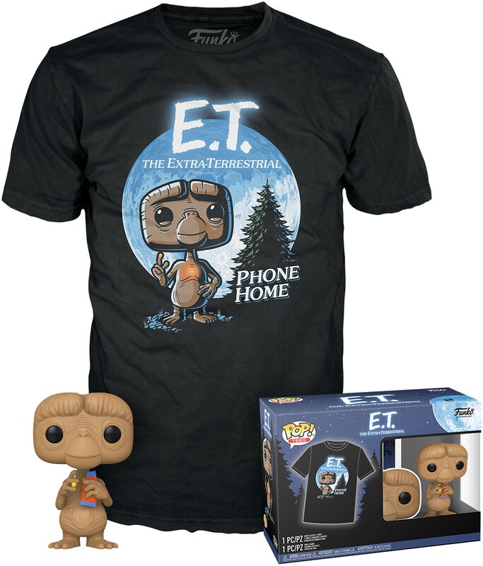 E.T. Phone Home T-Skjorte pluss Funko - Pop! & Tee