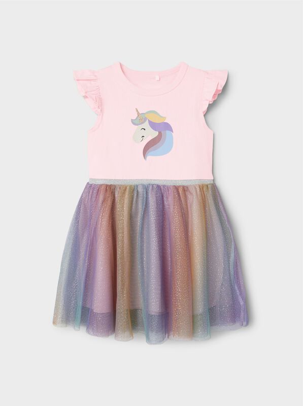 NMFhappi S/S kjole unicorn